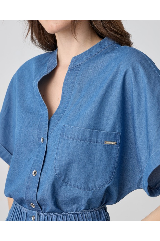 PASSAGER DENIM ΣΕΤ ΜΕ ΠΟΥΚΑΜΙΣΟ LOOSE ΚΑΙ ΠΑΝΤΕΛΟΝΙ ΜΕ ΛΑΣΤΙΧΟ ΚΑΙ ΦΕΡΜΟΥΑΡ ΣΤΗΝ ΜΕΣΗ PASSAGER DENIM ΣΕΤ ΜΕ ΠΟΥΚΑΜΙΣΟ LOOSE ΚΑΙ ΠΑΝΤΕΛΟΝΙ ΜΕ ΛΑΣΤΙΧΟ ΚΑΙ ΦΕΡΜΟΥΑΡ ΣΤΗΝ ΜΕΣΗ