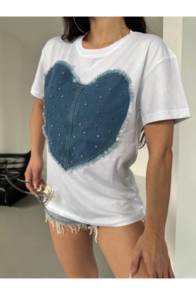 T-Shirt με καρδιά 