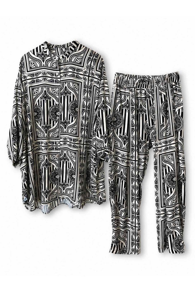 TEEM ΣΕΤ ΠΟΥΚΑΜΙΣΟ OVERSIZED ΜΕ ΠΑΝΤΕΛΟΝΑ 