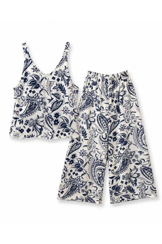 TWEET ΣΕΤ ZIP CULOTTE ΜΕ CROP TOP