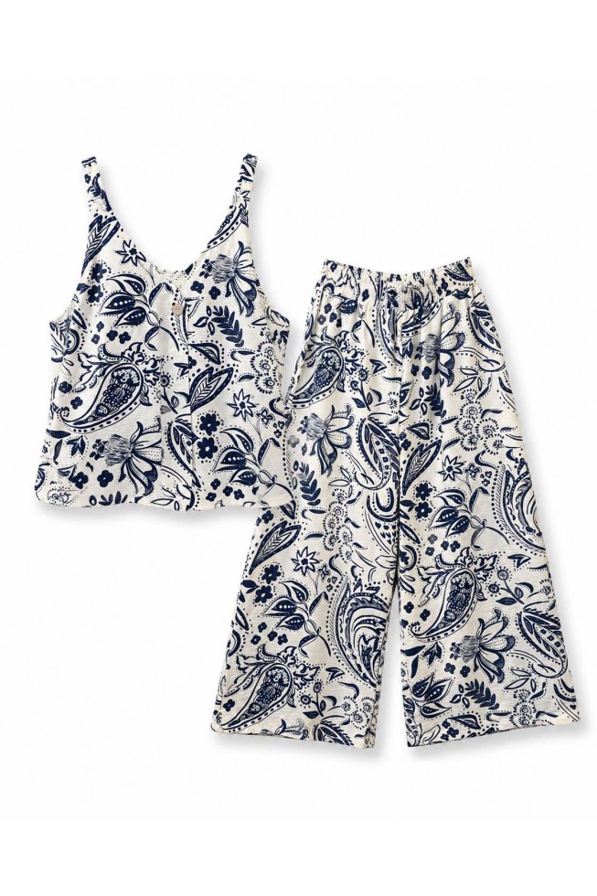 TWEET ΣΕΤ ZIP CULOTTE ΜΕ CROP TOP